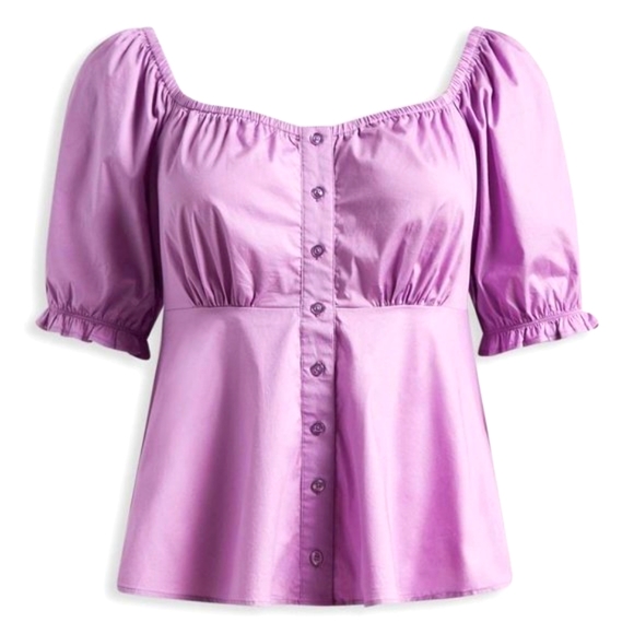 ❤️NWT VINTAGE TORRID TANGLED RAPUNZEL DISNEY PRINCESS BLOUSE PLUS SIZE SHIRT TOP - Picture 11 of 14